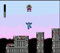 une photo d'Ã©cran de Mega Man 3 sur Nintendo Nes